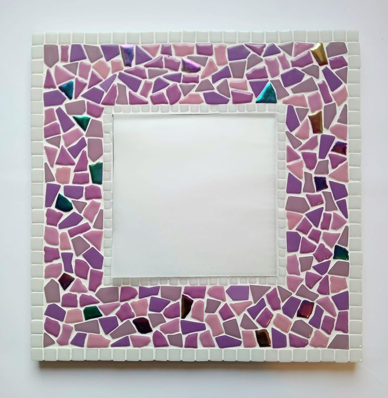 Lavender Mirror Jigsaw Mosaic Kit