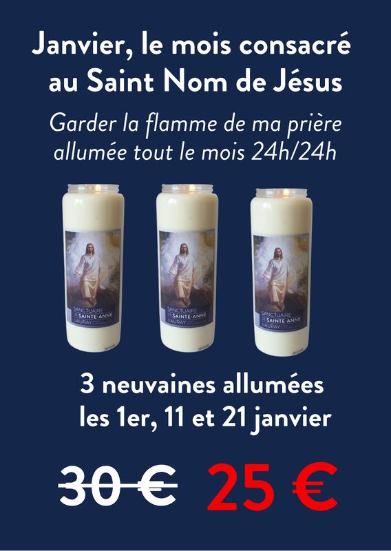 " Janvier consacré au Saint Nom de Jésus "