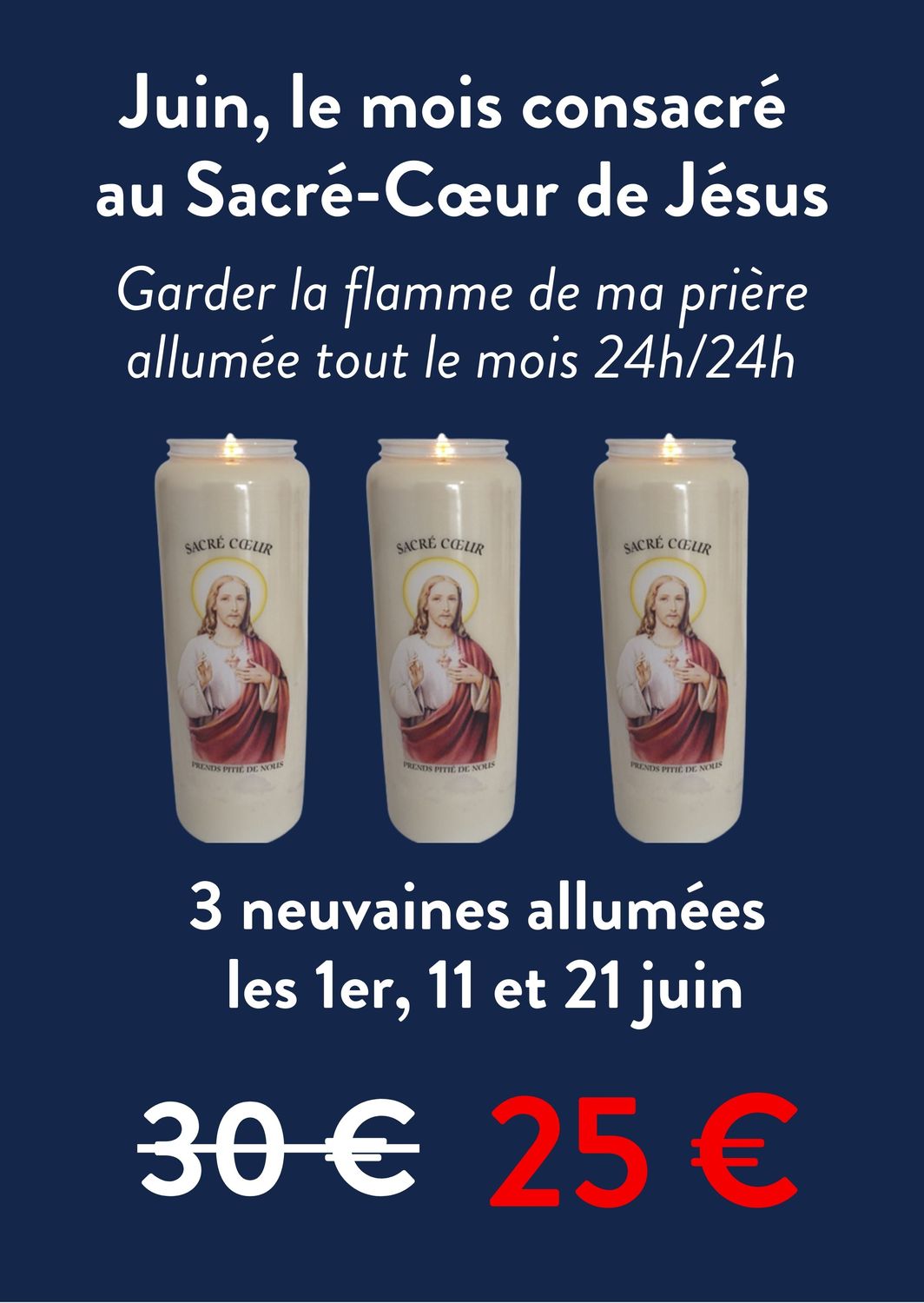 &quot; Juin, le mois consacré au Sacré-Cœur de Jésus&quot;