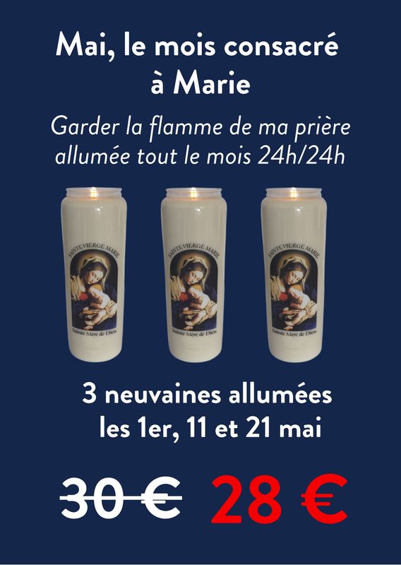 " Mai, le mois consacré à Marie "
