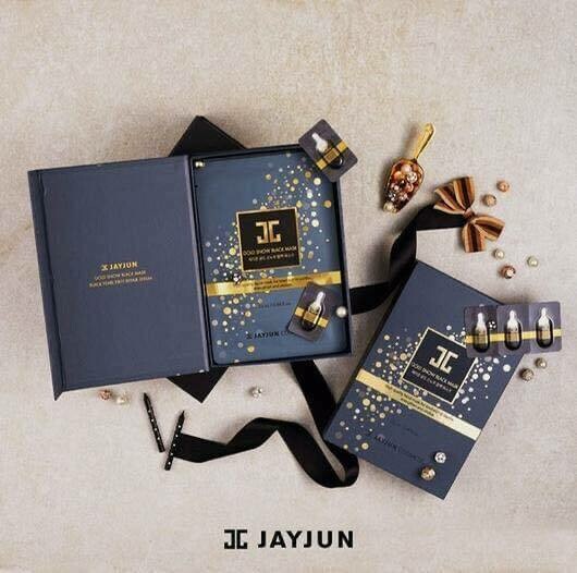 ​Jayjun Gold Snow Black Mask