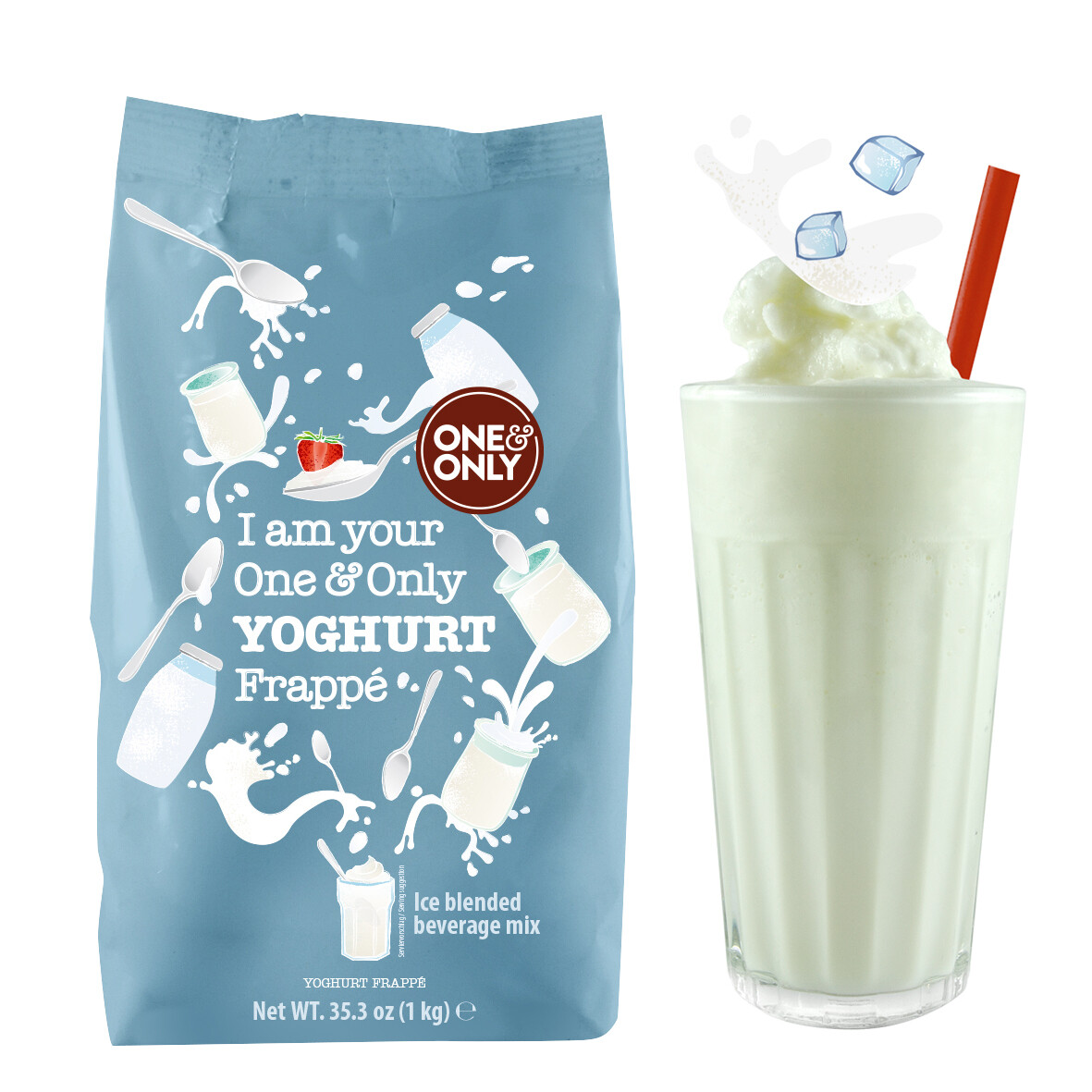 One&Only Frappé Powder Yoghurt Flavoured