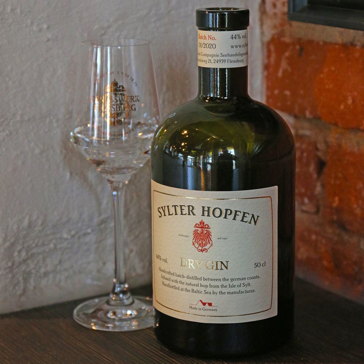 Sylter Hopfen Dry Gin 44% 500ml