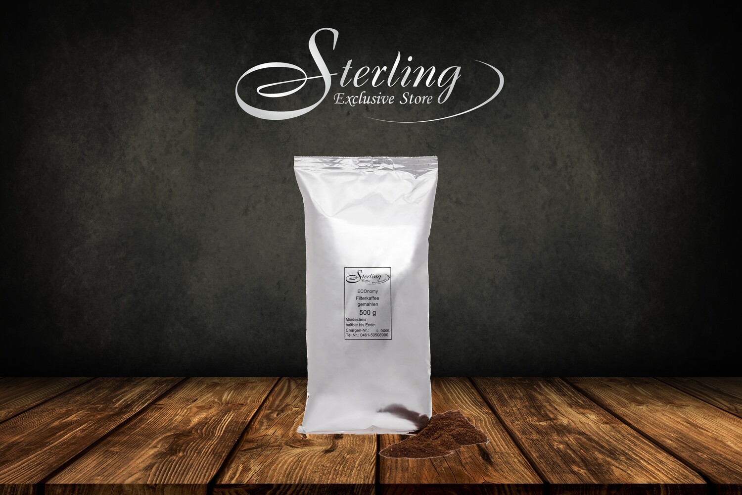 Sterling Coffee ECOnomy Filterkaffee, gemahlen, 500g