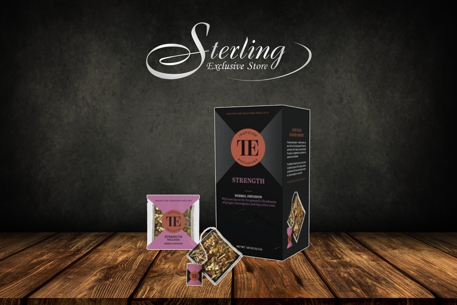 TEAHOUSE Exclusives Luxury Bag - Strength  (15x3,5g) Wellness Tee Ingwer Zitronengras Süßholz