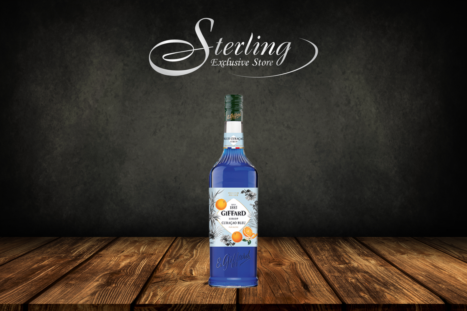 GIFFARD Blue Curacao Sirup, 1.000ml 