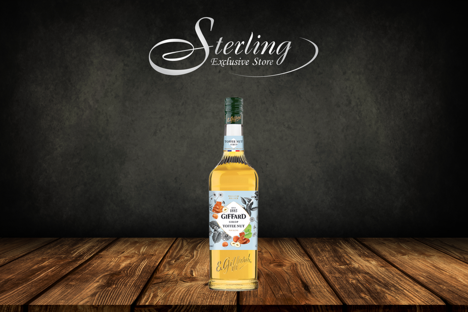 GIFFARD Toffee Nut Sirup, 1.000ml