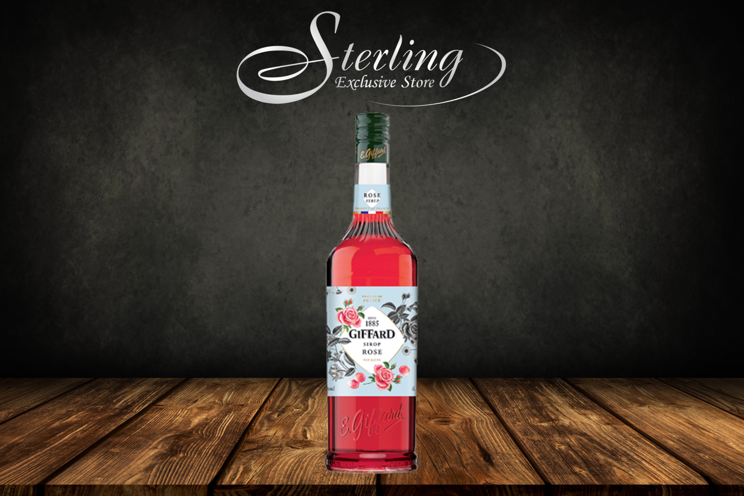 GIFFARD Rose Sirup, 1.000ml