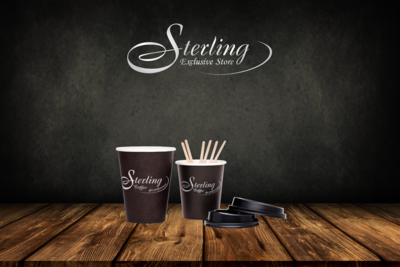 Sterling Coffee ToGo-Becher 300ml/12oz, 50 Stück