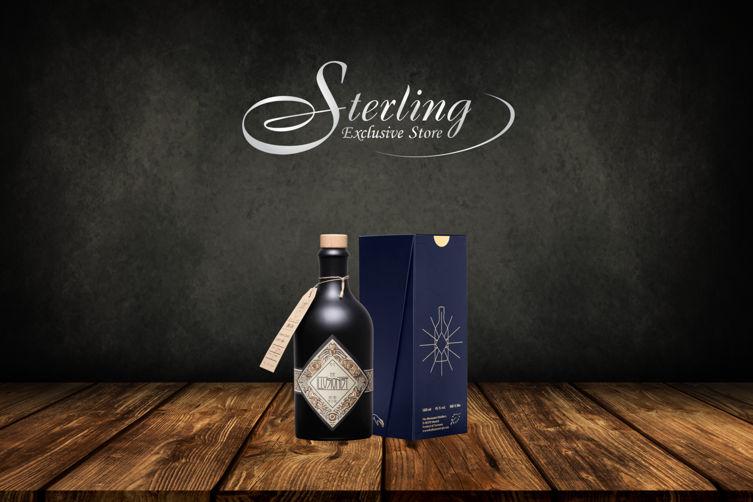 The Illusionist Dry Gin 45% vol. 500ml in Geschenkverpackung