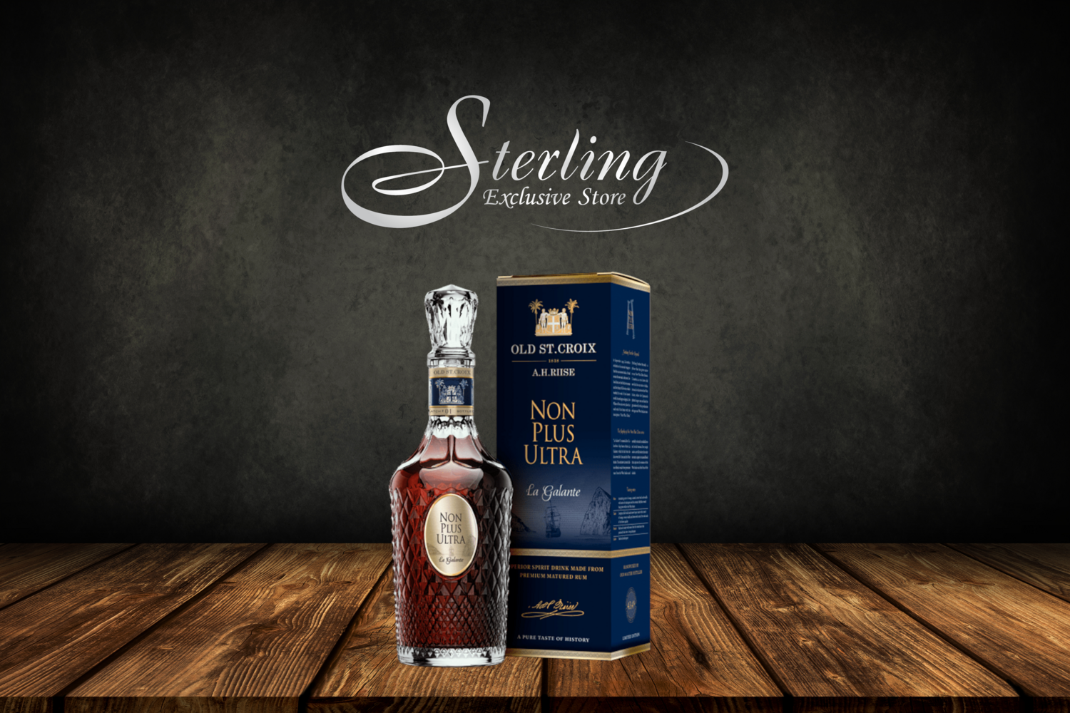 A.H. Riise Non Plus Ultra La Galante Old St. Croix 43,4% 700ml in Geschenkverpackung