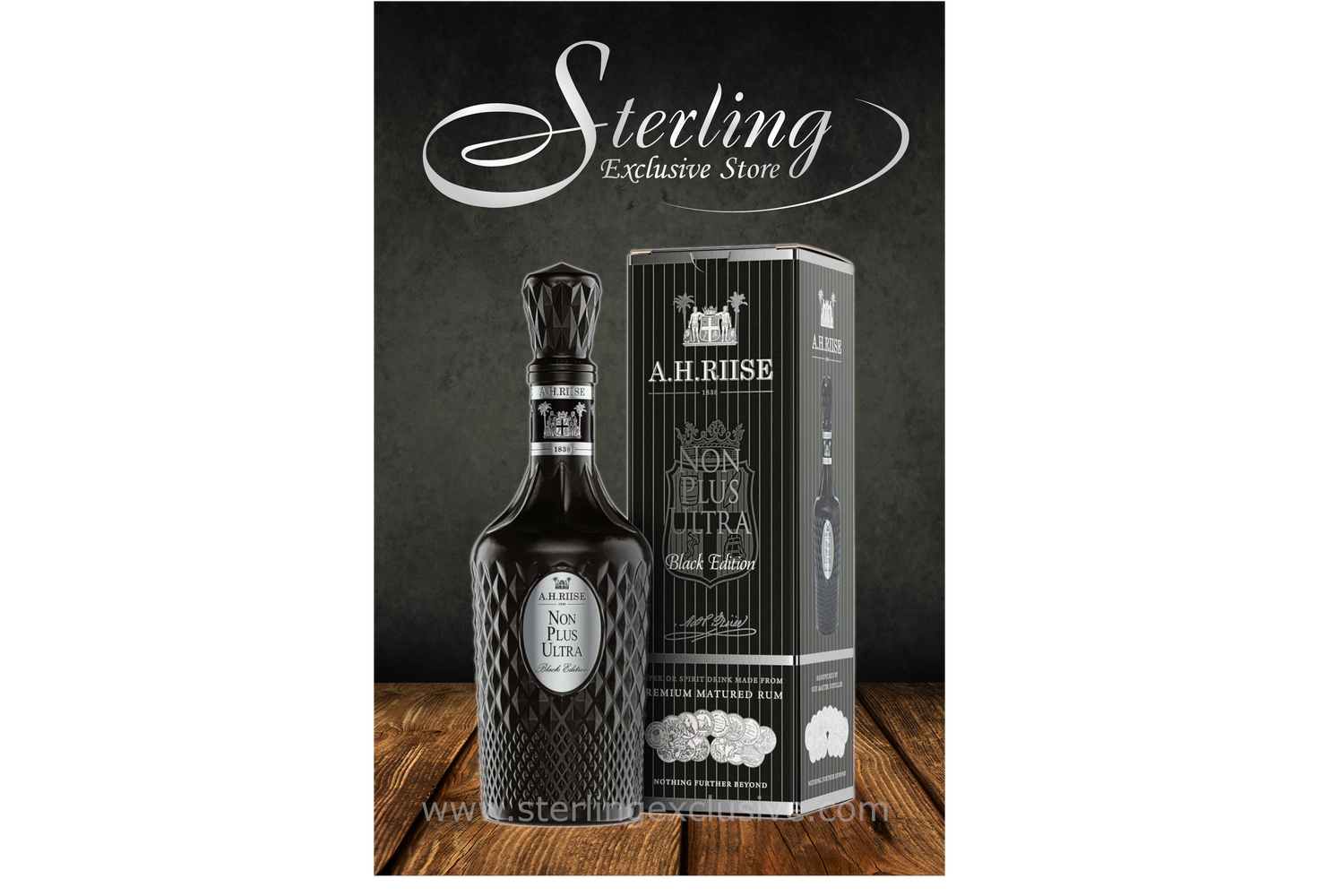 A.H. Riise Non Plus Ultra Black Edition 42% 700ml in Geschenkverpackung