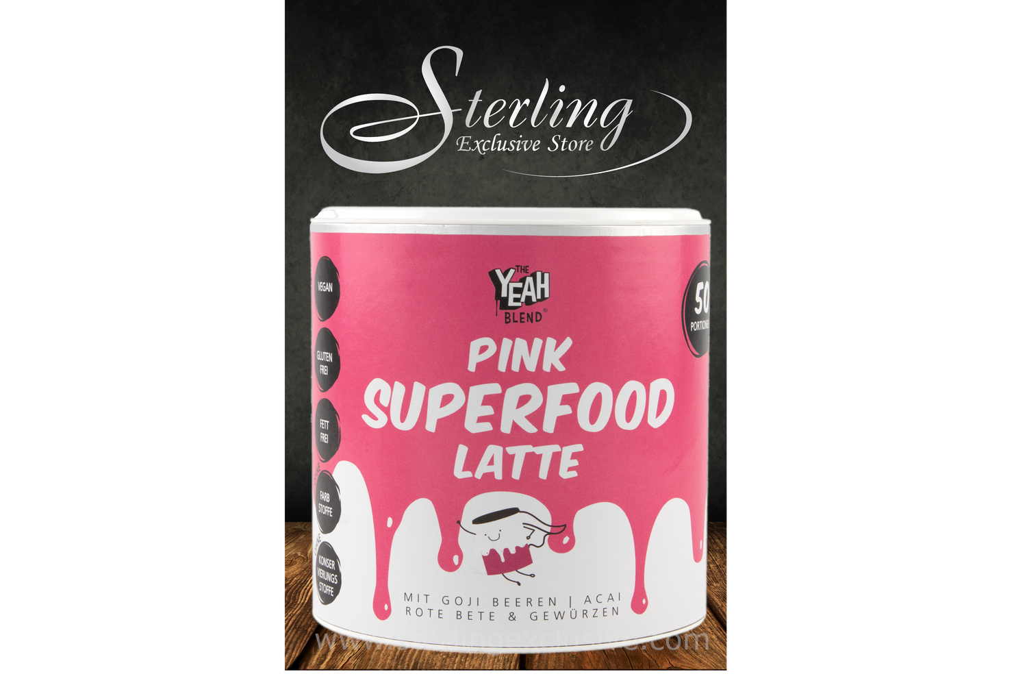 The Yeah Blend Pink Superfood Latte Powder 250g Pulver