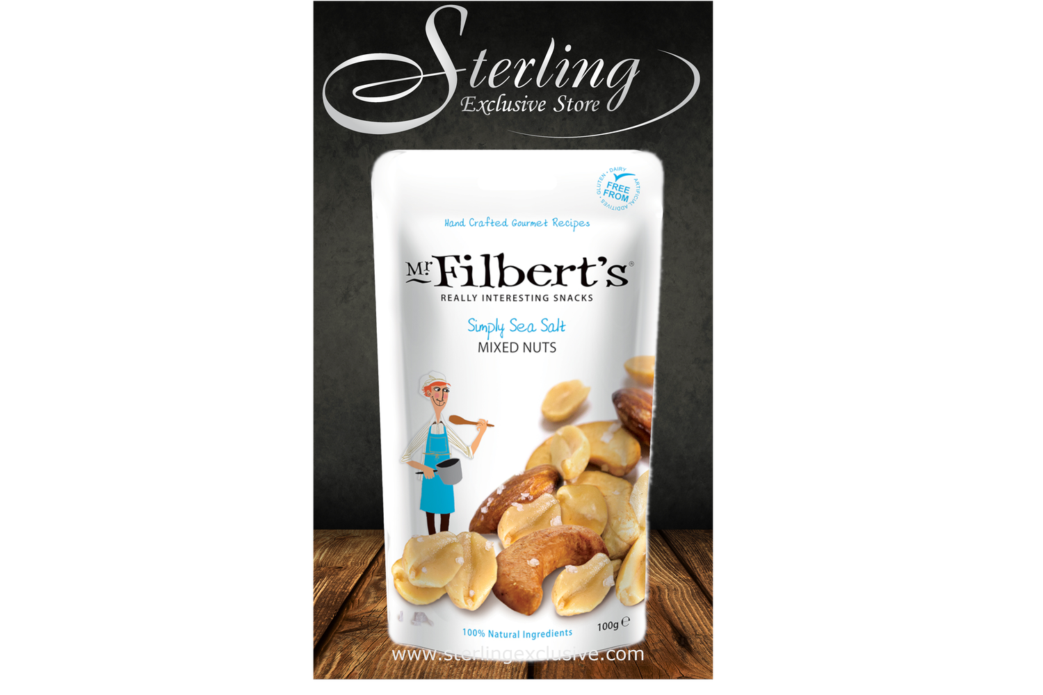Mr. Filberts Simply Sea Salt Mixed Nuts 100g Sonderpreis Mindeshaltbarkeit: 30.06.25