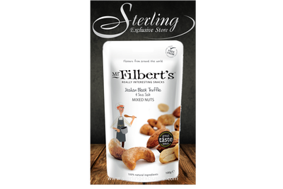 Mr. Filberts Italian Black Truffle Mixed Nuts 100g SONDERPREIS Mindeshaltbarkeit: 31.05.25