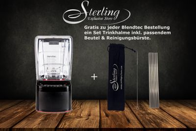 Blendtec Professional 800 schwarz inkl. WildSide+ Jar + Geschenk
