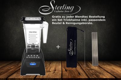 Blendtec Classic 575 schwarz inkl. FourSide Jar + Geschenk