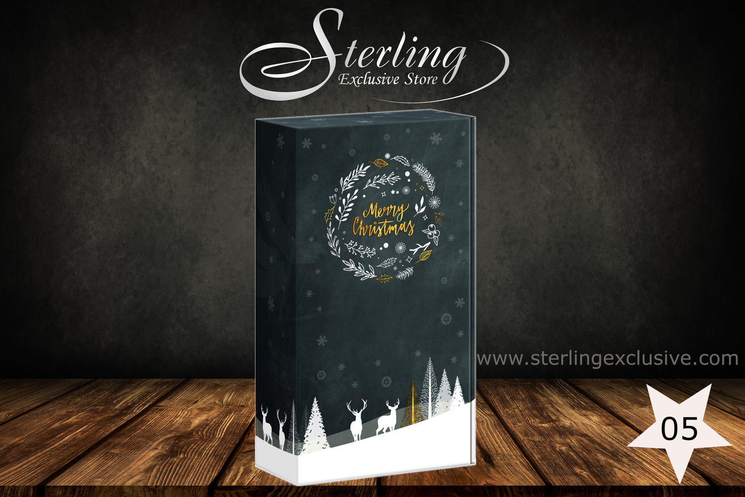 Weihnachts-Chai-Matcha-Box mit vier Sorten zum Auswählen...wähle aus drei weihnachtlichen Geschenkverpackungen
