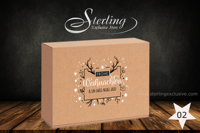 Sterling Coffee Filterkaffee Weihnachtsbox, 3x 500g zur freien Zusammenstellung, Auswahl aus drei weihnachtlichen Geschenkverpackungen