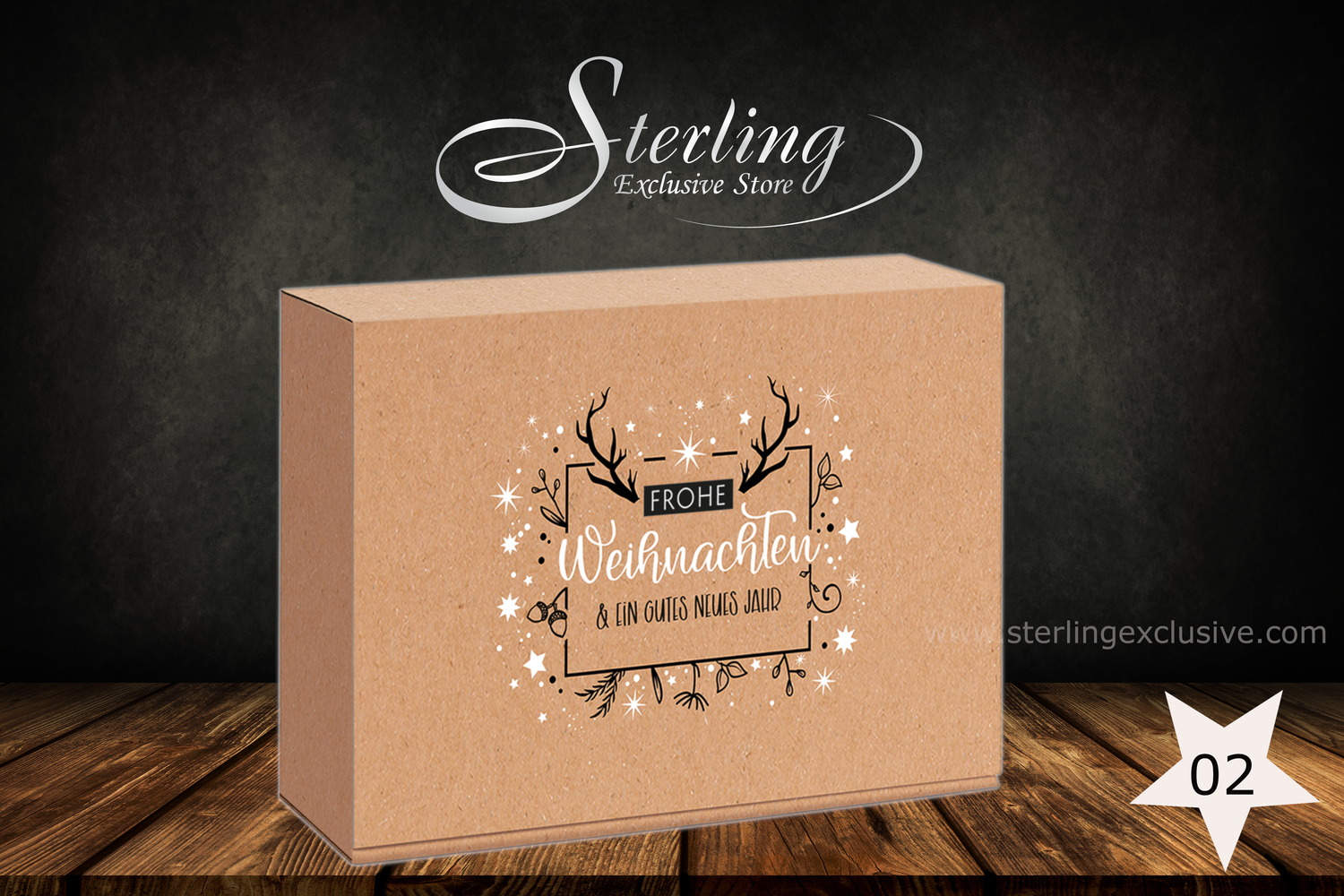 GIFFARD Weihnachts-Likörbox &quot;Triple Ka&quot; inkl. je 0,7l Likör Kaffee, Kakao &amp; Kastanie...wähle aus drei verschiedenen weihnachtlichen Geschenkverpackungen