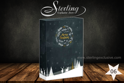 Sterling Coffee Café Crème Weihnachtsbox, 3x 500g zur freien Zusammenstellung, Auswahl aus drei weihnachtlichen Geschenkverpackungen