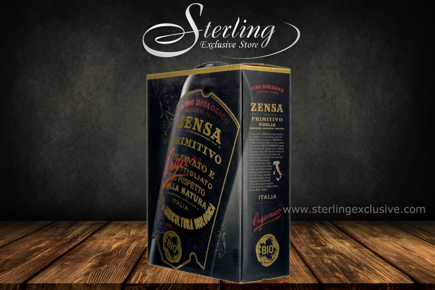 Zensa Primitivo IGP Puglia BIO 14% 3.000ml 3 Liter BiB (Bag in Box)