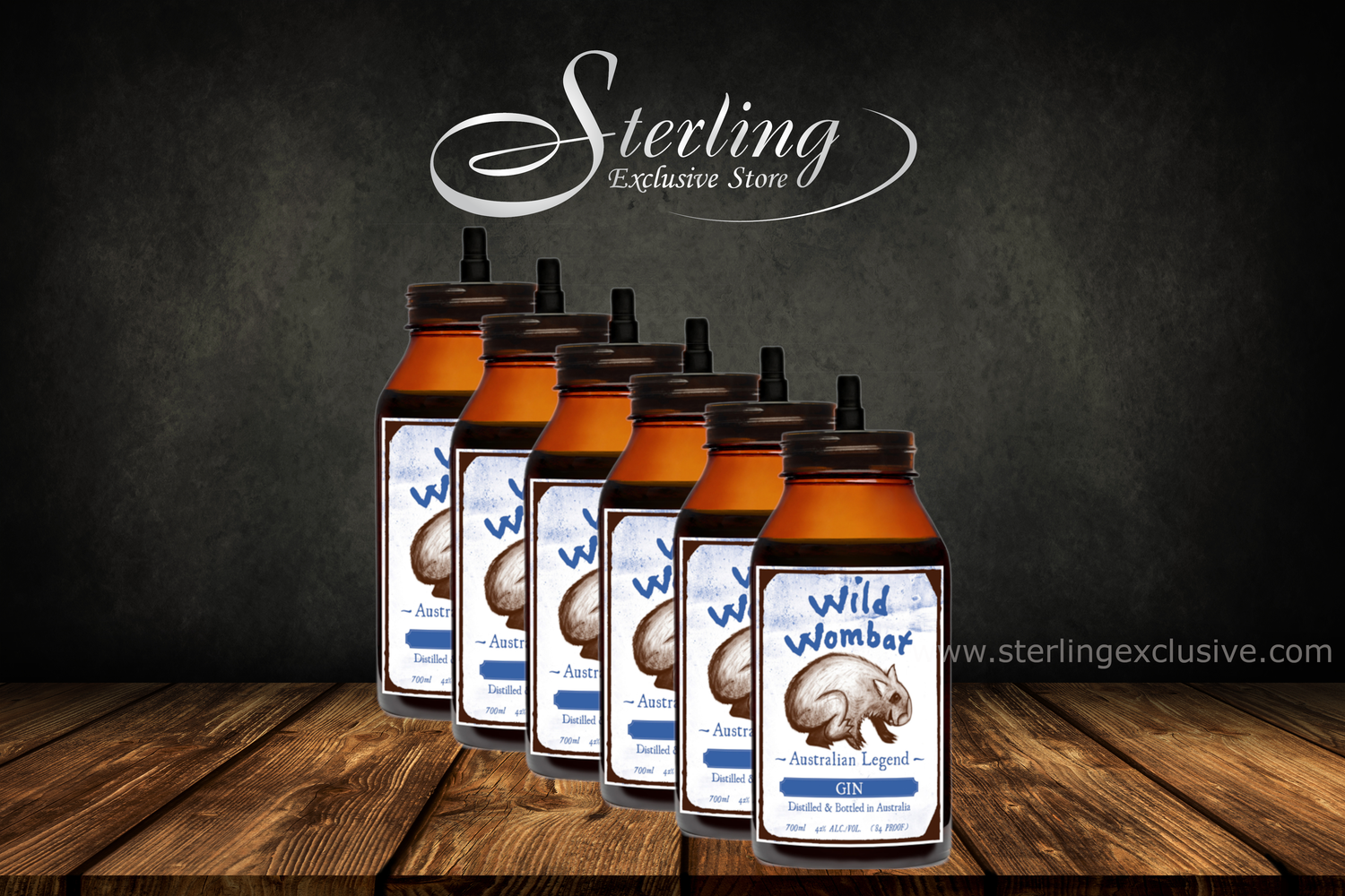 Wild Wombat Gin 42% 6 x 700ml