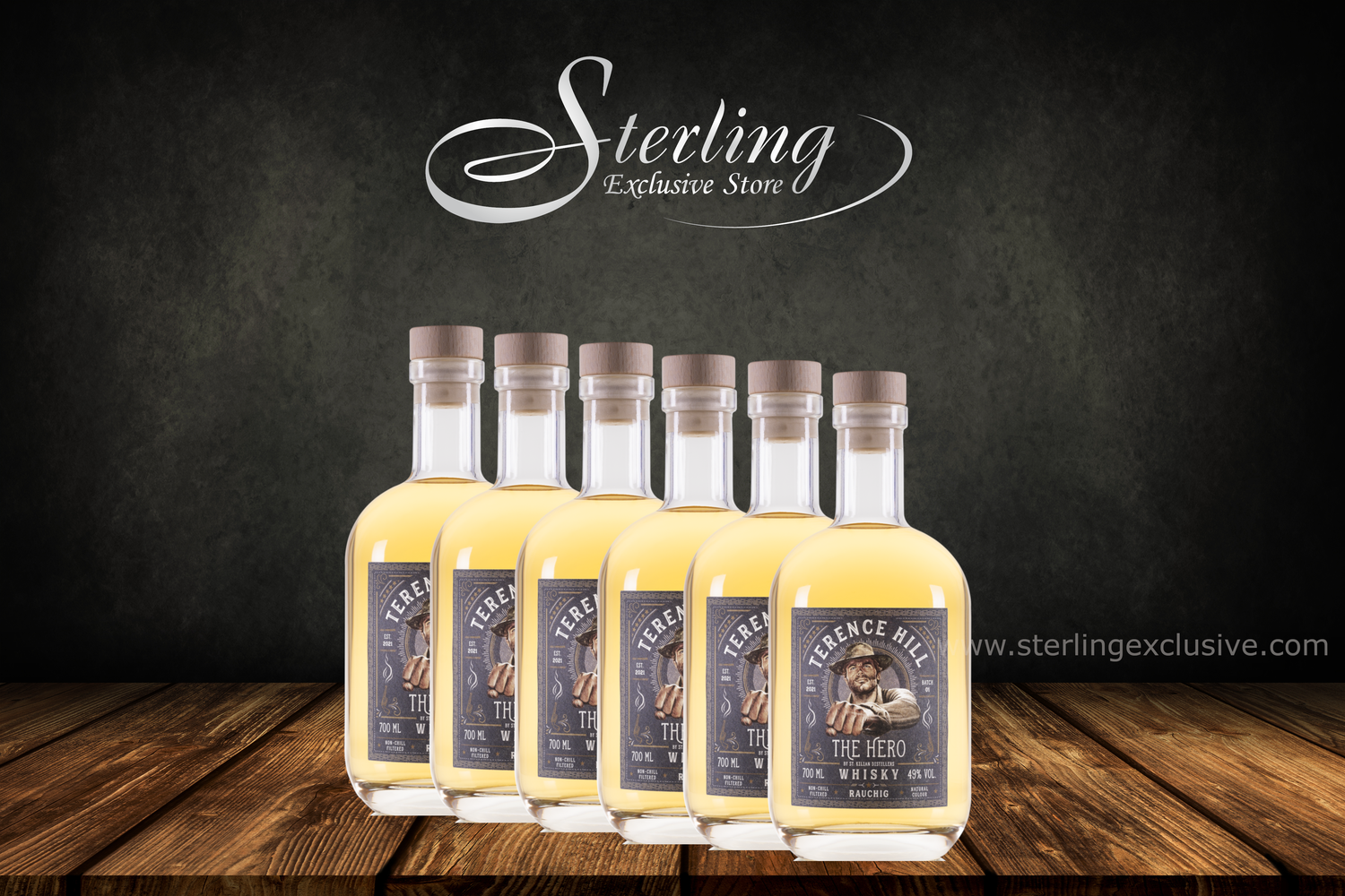 Terrence Hill Whisky Rauchig 49% 6 x 700ml