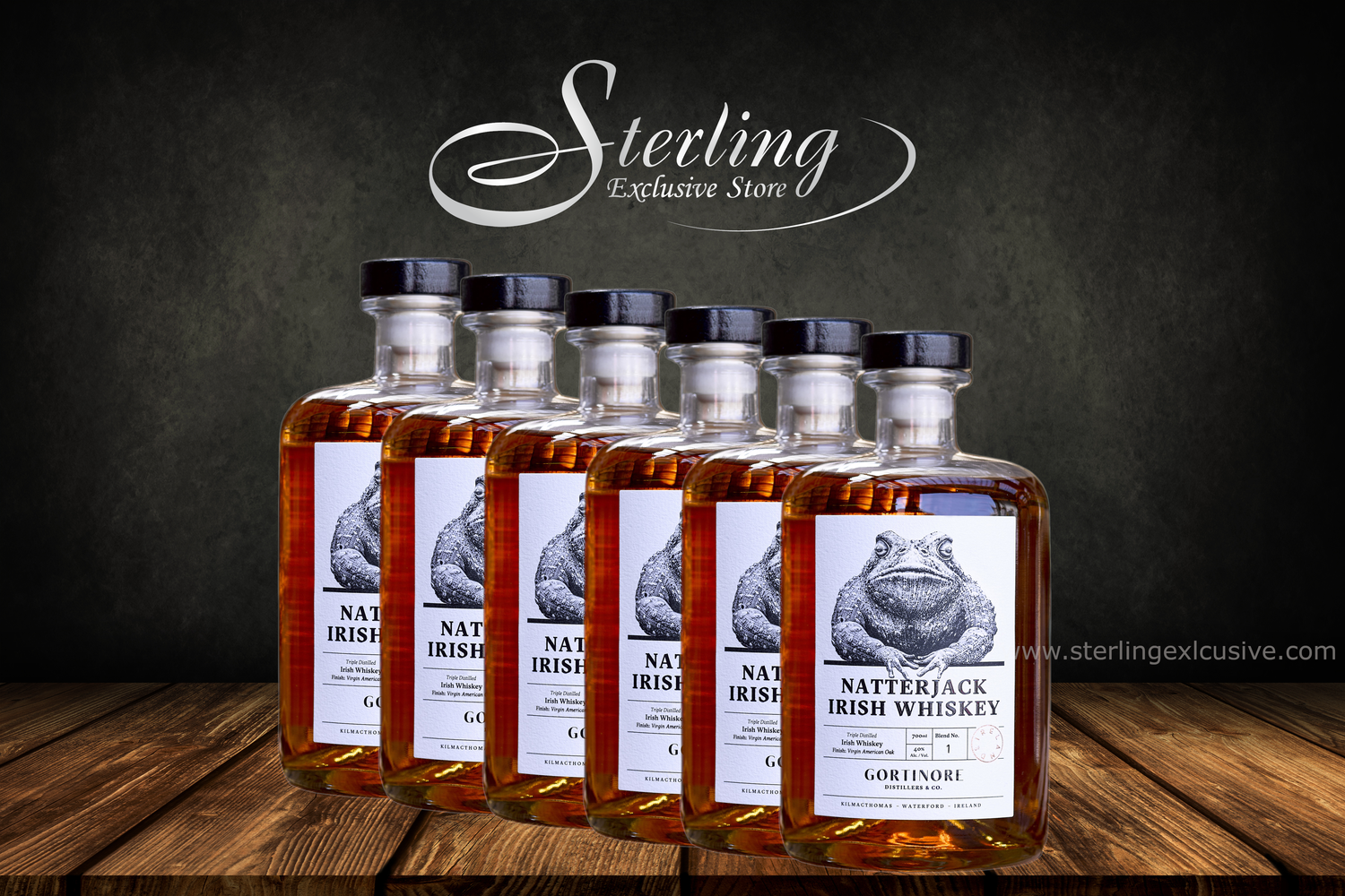 Natterjack Irish Whisky 40% 6 x 700ml