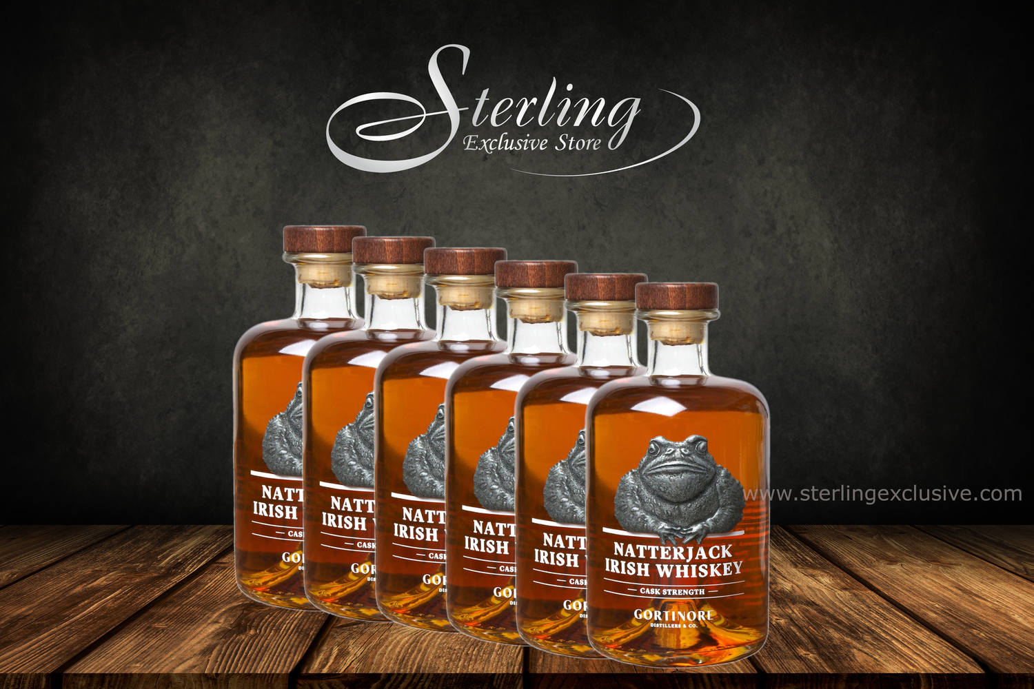 Natterjack Irish Whisky Cask Strength 63% 700ml