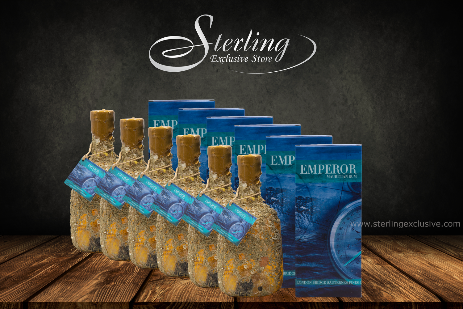 Emperor Deep Blue London Bridge Rum 40% 6 x 700ml