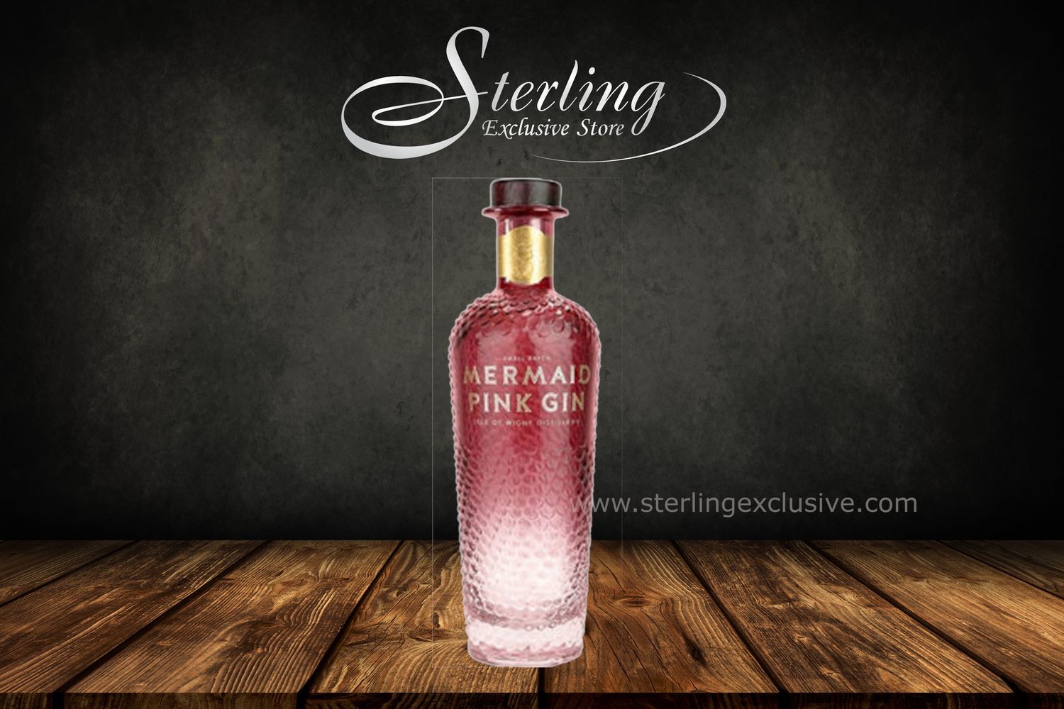 Isle of Wight Distillery Mermaid PINK Gin 42% 700ml