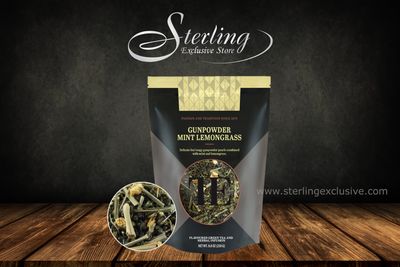 TE Luxury Loose Tea Gunpowder Mint Lemongras 250g