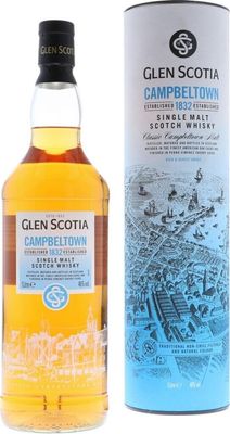 Glen Scotia Campbeltown 1832 Single Malt Scotch Whisky 46% 1.000ml in Geschenkverpackung
