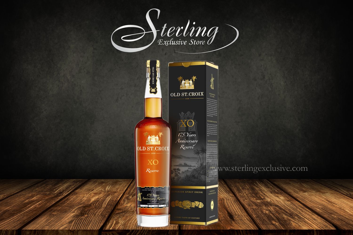 Old St. Croix A.H. Riise XO Reserve 175 Anniversary 42% 700ml in Geschenkverpackung