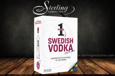 No. 1 Swedish Vodka 37,5% 3.000ml 3 Liter BiB (Bag in Box) Wodka No. 1 Swedish Vodka 37,5% 3.000ml 3 Liter BiB (Bag in Box) Wodka