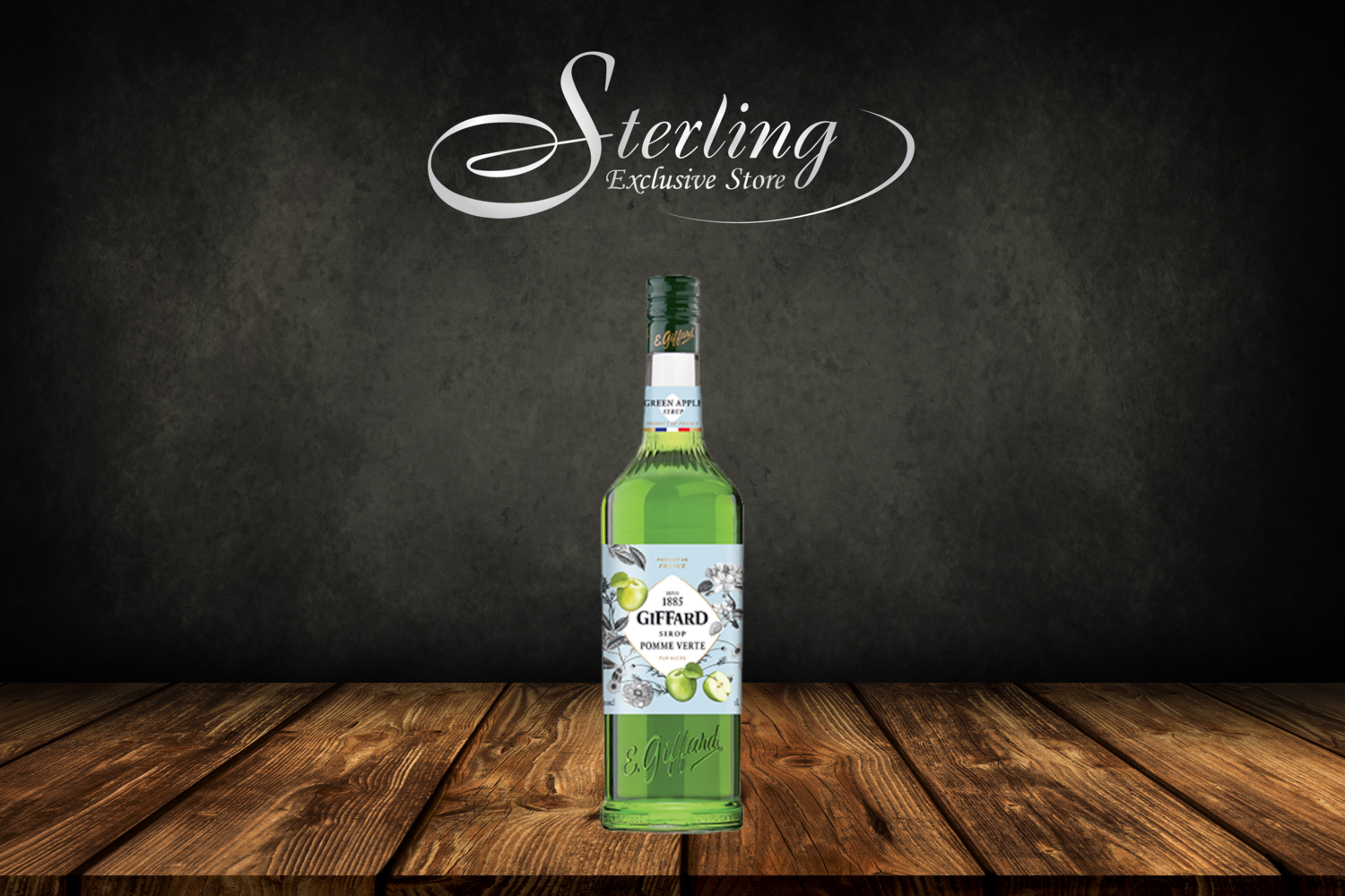 GIFFARD Grüner Apfel Sirup, 1.000ml