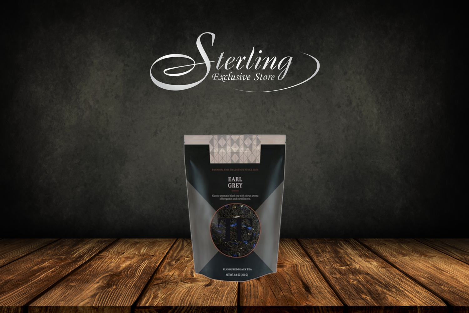 Teahouse Exclusives Luxury Loose Tea Earl Grey 250g Bergamotte Kornblumen loser Tee