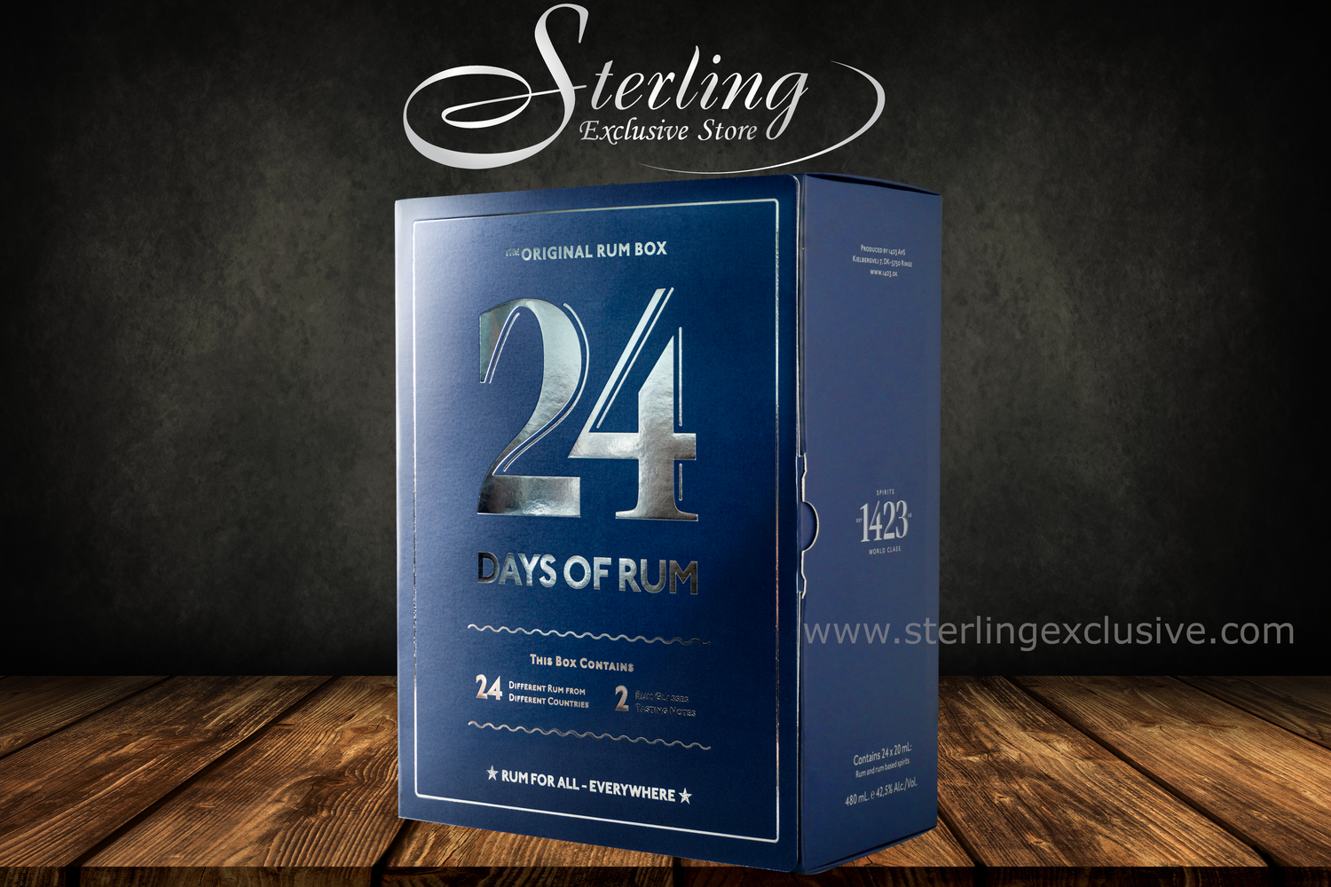 24 Days of Rum Calendar Adventskalender Blue Edition  42,5 %  480 ml Weihnachten