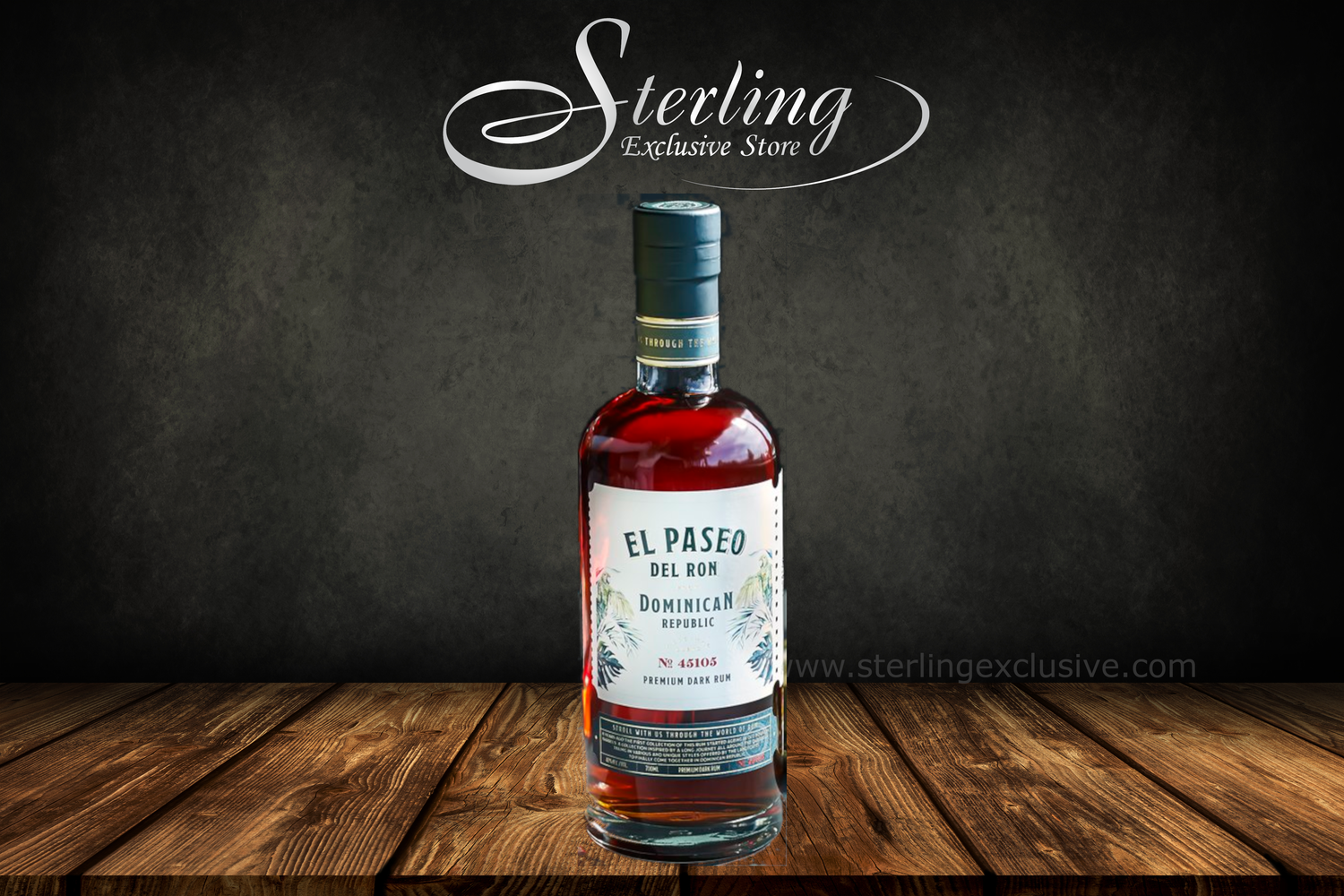 El Paseo Del Ron Premium Dark Rum 40% 700ml