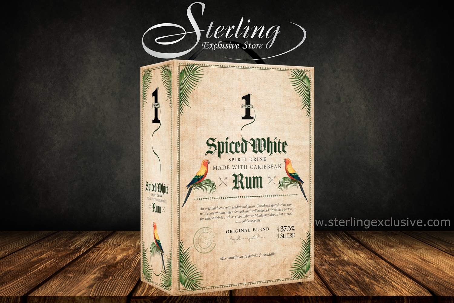 No. 1 Spiced White Rum 37,5% 3.000ml 3 Liter BiB (Bag in Box)