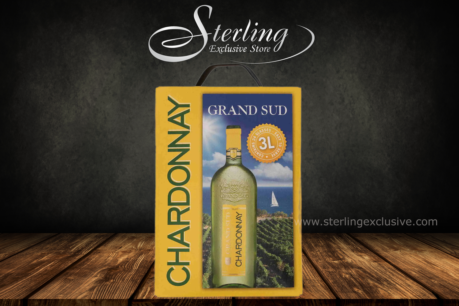 Grand Sud Chardonnay 13,5% 3.000ml 3 Liter BiB (Bag in Box)
