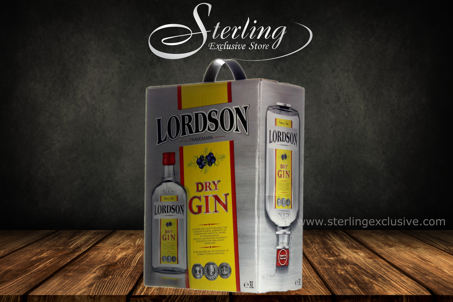 Lordson Gin  37,5 %  3.000 ml/ 3 Liter BiB (Bag in Box)