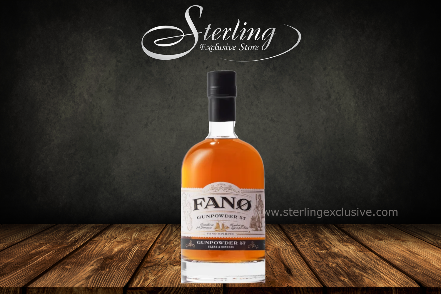 Fanø Fanö Skibsrom Gunpowder 57 57,2% 500ml in Holzkiste
