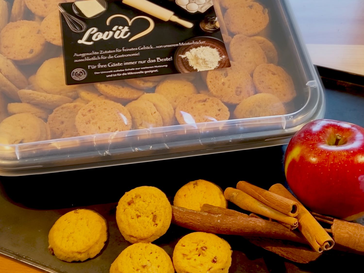 Biscate Butter-Apfel-Zimt Kekse 900g lose, Gebäck, Kaffeebeilage