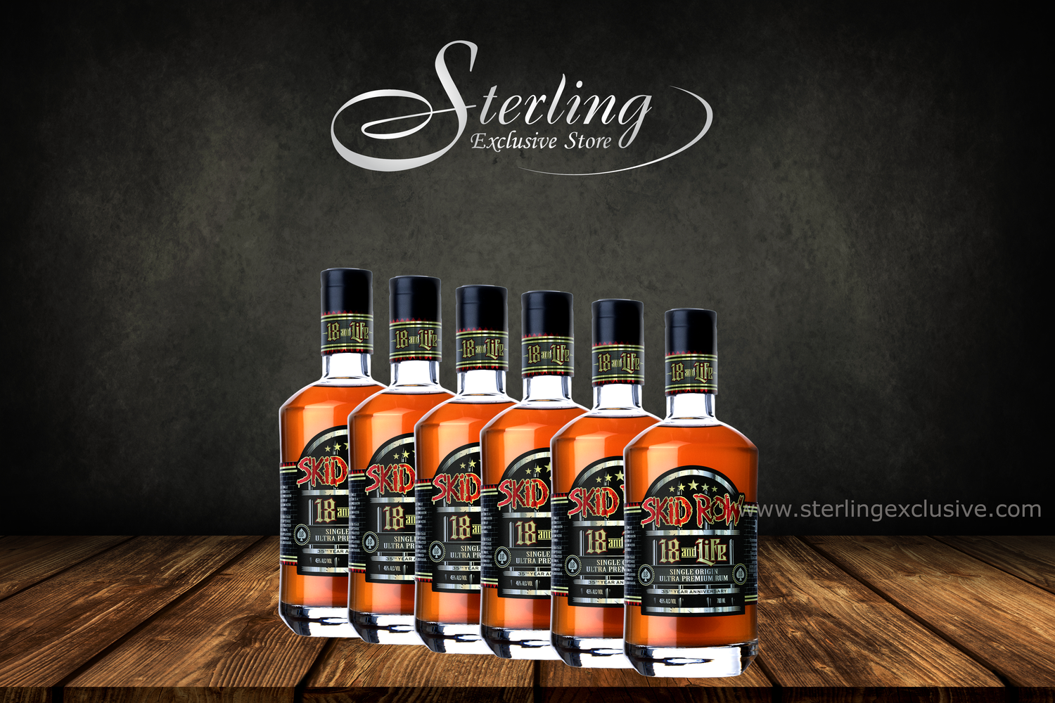 Skid Row Premium Rum 18Y 45% 6 x 700ml
