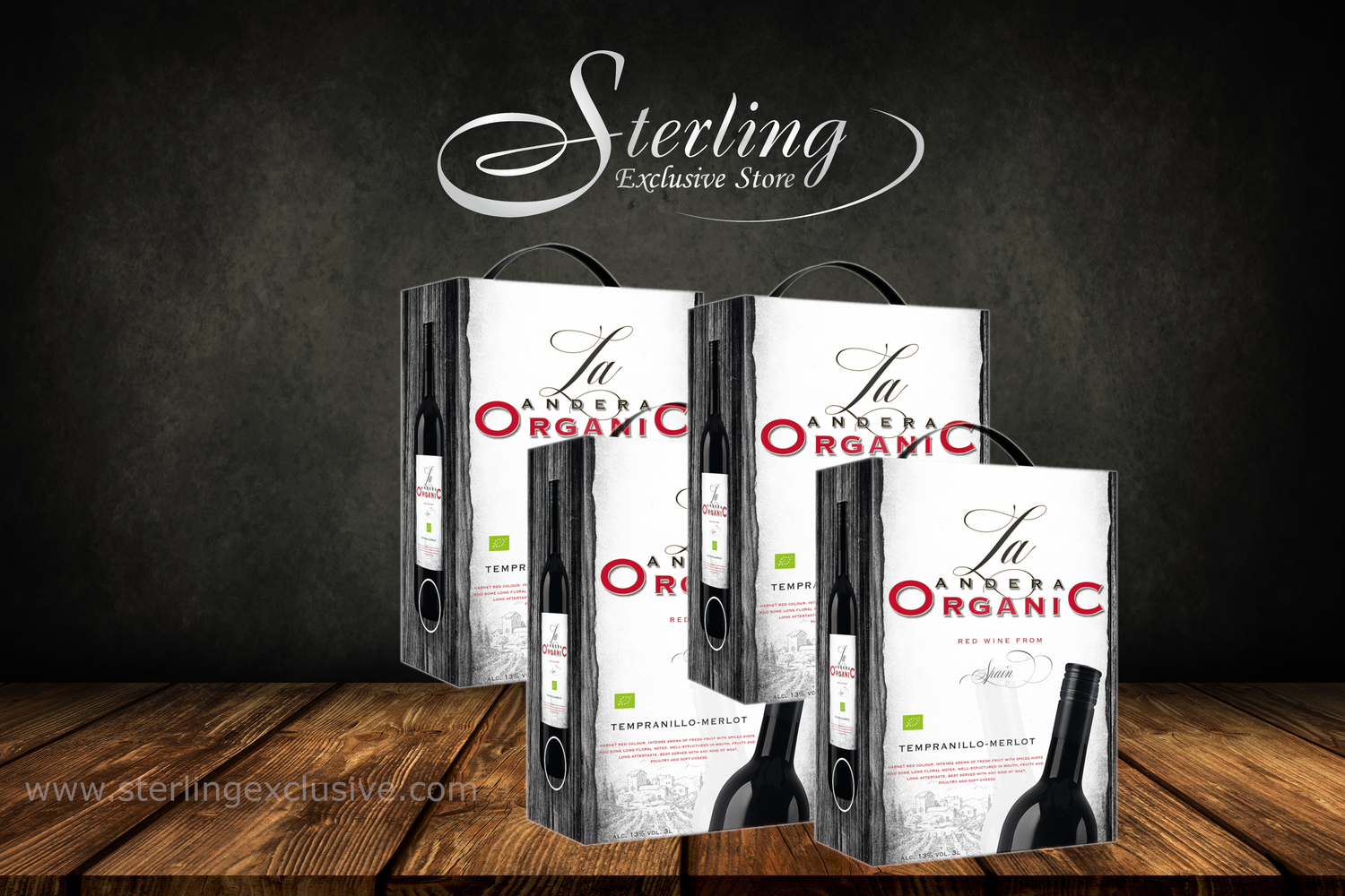 La Andera Organic Tempranillo/Merlot 13% BiB 4 x 3.000ml