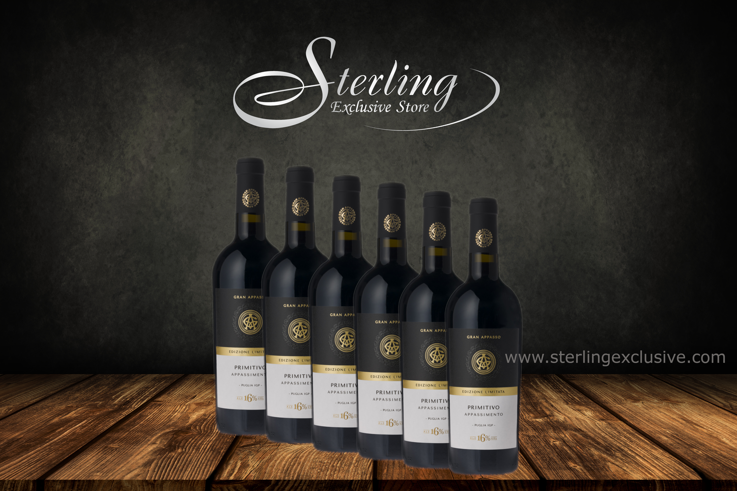 Gran Appasso Primitivo Appassimento 15,5% 6 x 750ml