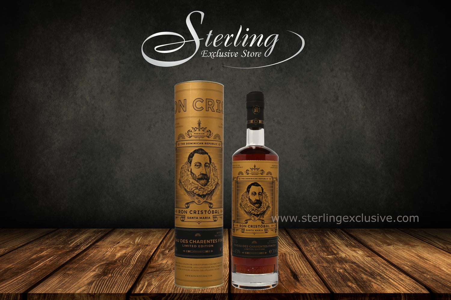 Ron Cristóbal Santa Maria Pineau des Charentes Finish 43% 700ml Rum Rhum Cristobal