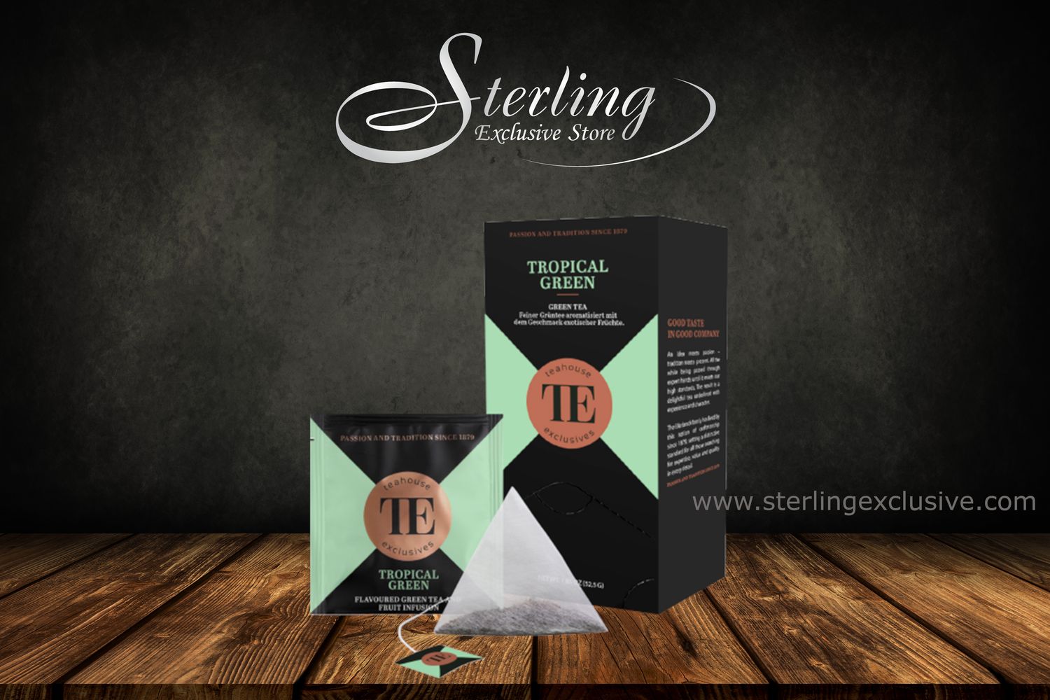 TE Gourmet Tea Bag Tropical Green 20x 1,5g